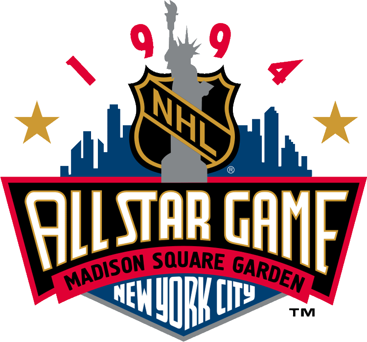 NHL All-Star Game 1993-1994 Logo vinyl decal